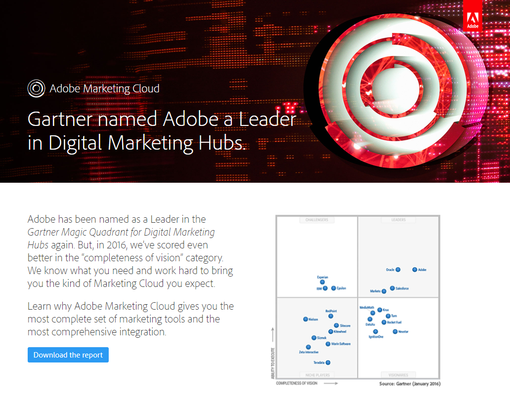 personalizzazione web Adobe