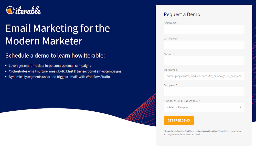 acquérir de nouveaux clients page de destination post-clic