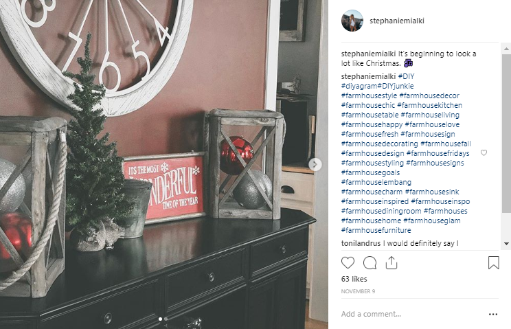 Utas komentar tagar Instagram