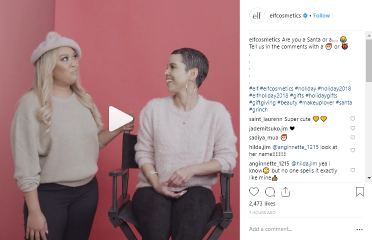 Tren komentar tagar Instagram