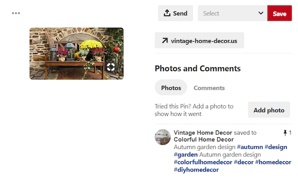 menggunakan hashtag di Pinterest