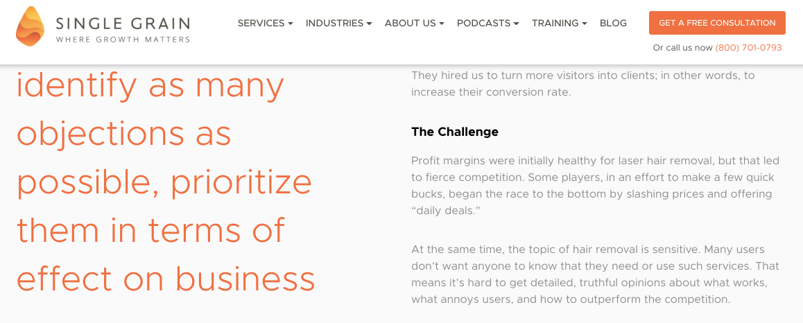 titik nyeri studi kasus agensi