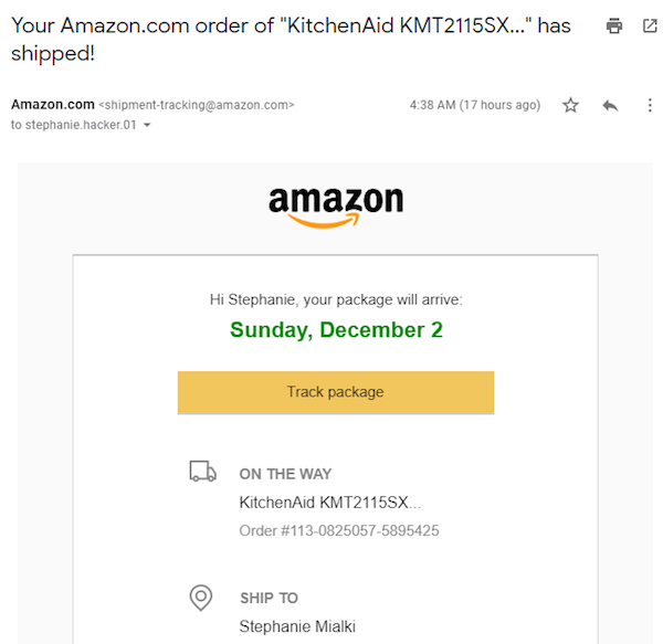 การยืนยันการจัดส่งกลยุทธ์การตลาดอีคอมเมิร์ซ