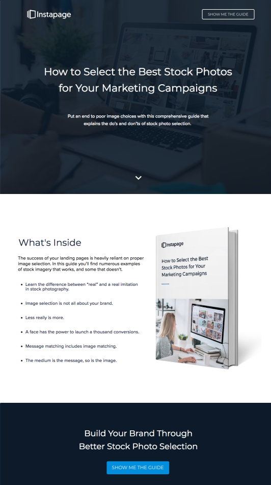 コンテンツのパーソナライズストック画像の電子ブック