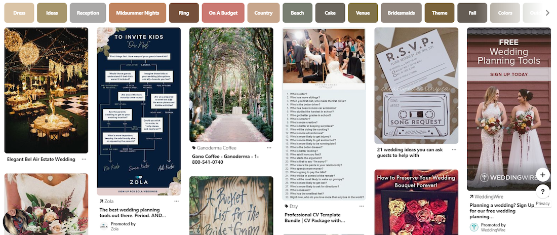 プロモートピンカテゴリフィード