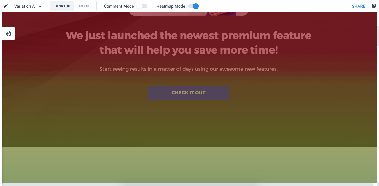 Scorri la mappa della profondità