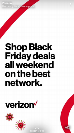 Iklan Snapchat Verizon