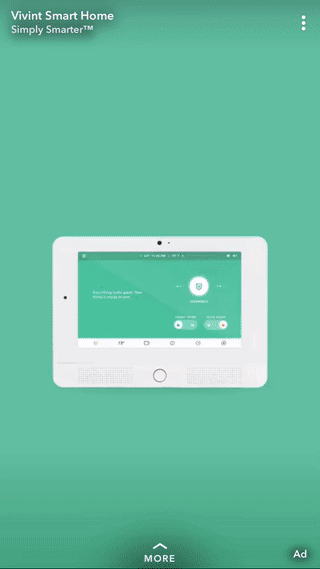 Contoh iklan Snapchat