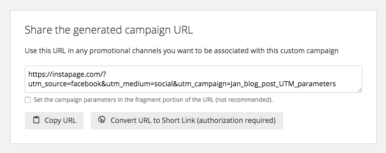 UTM 參數 Google builder 鏈接