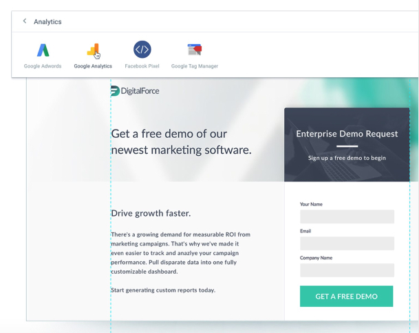 Домашняя страница A / B-тестирования Instapage post-click