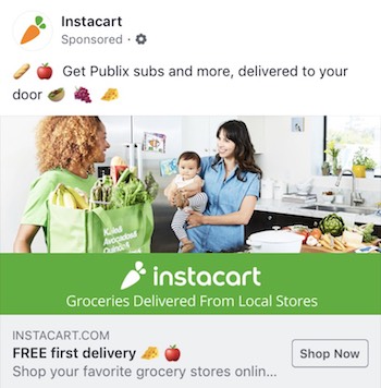 地理分割 Instacart