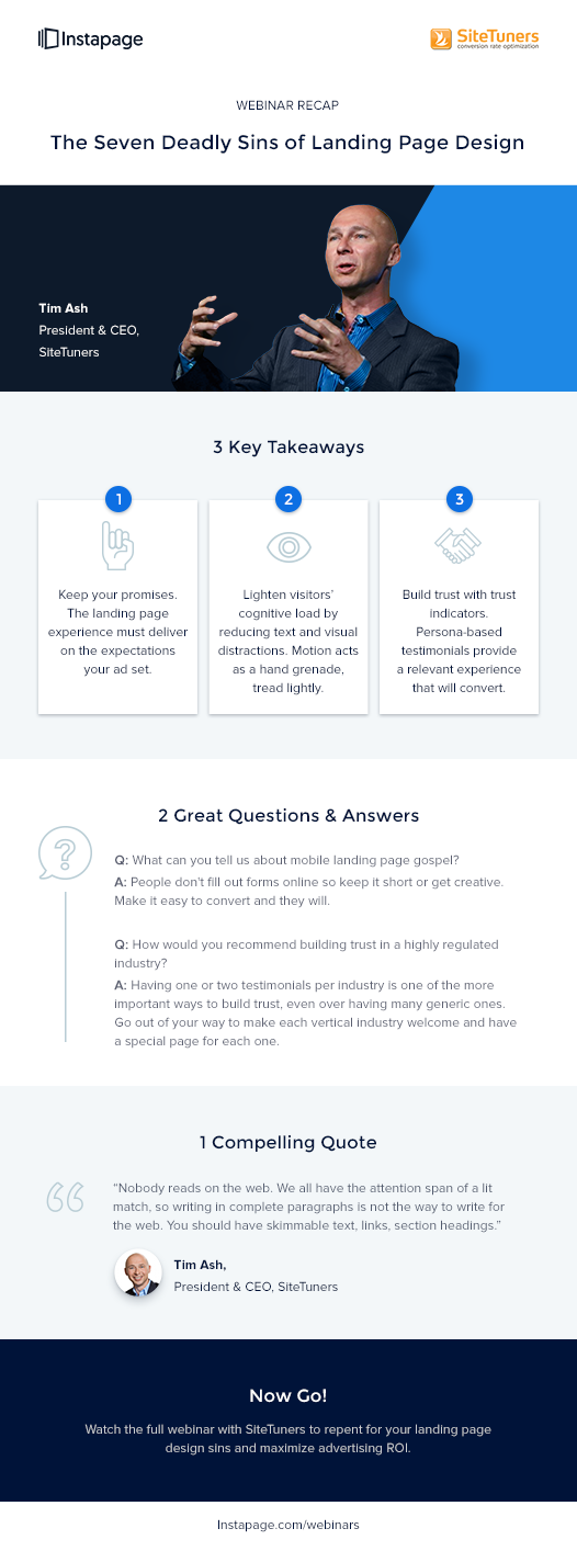 Infografis webinar SiteTuners