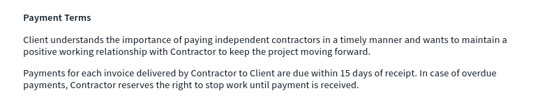 calendarul de plată a contractului de agenție