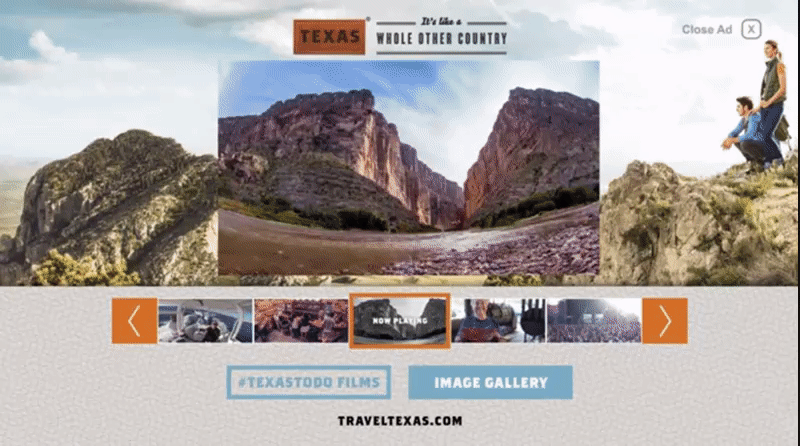 Anúncios de TV interativos do Hulu no Texas