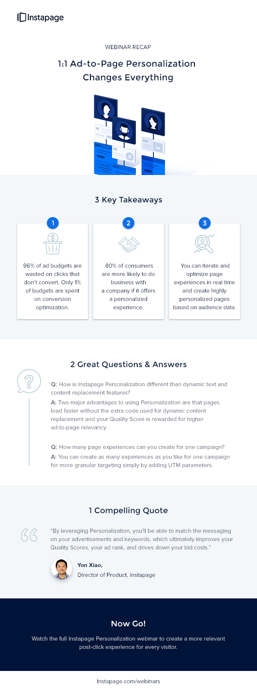 kişiselleştirme web semineri infografik