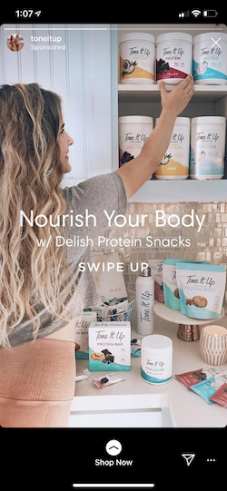 conținut efemer pe exemplul Instagram