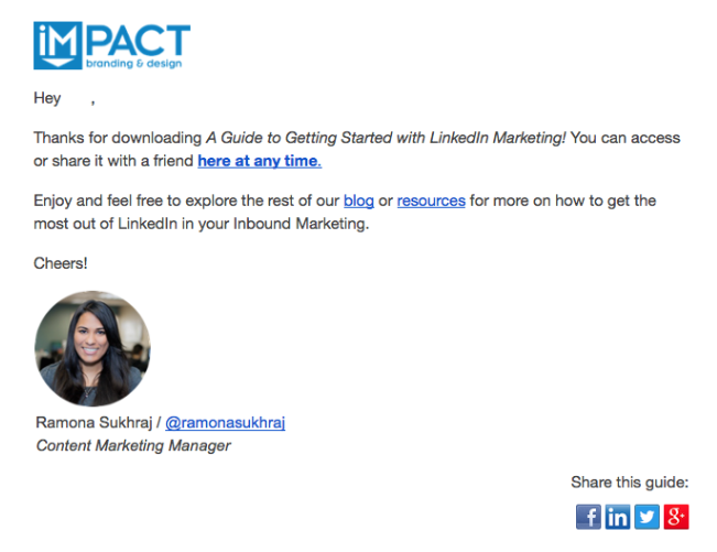 محتوى البريد الإلكتروني لأفكار تقدير العملاء