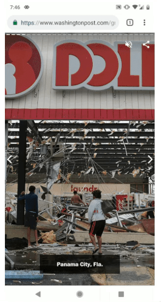 Google AMP-Geschichten Washington Post