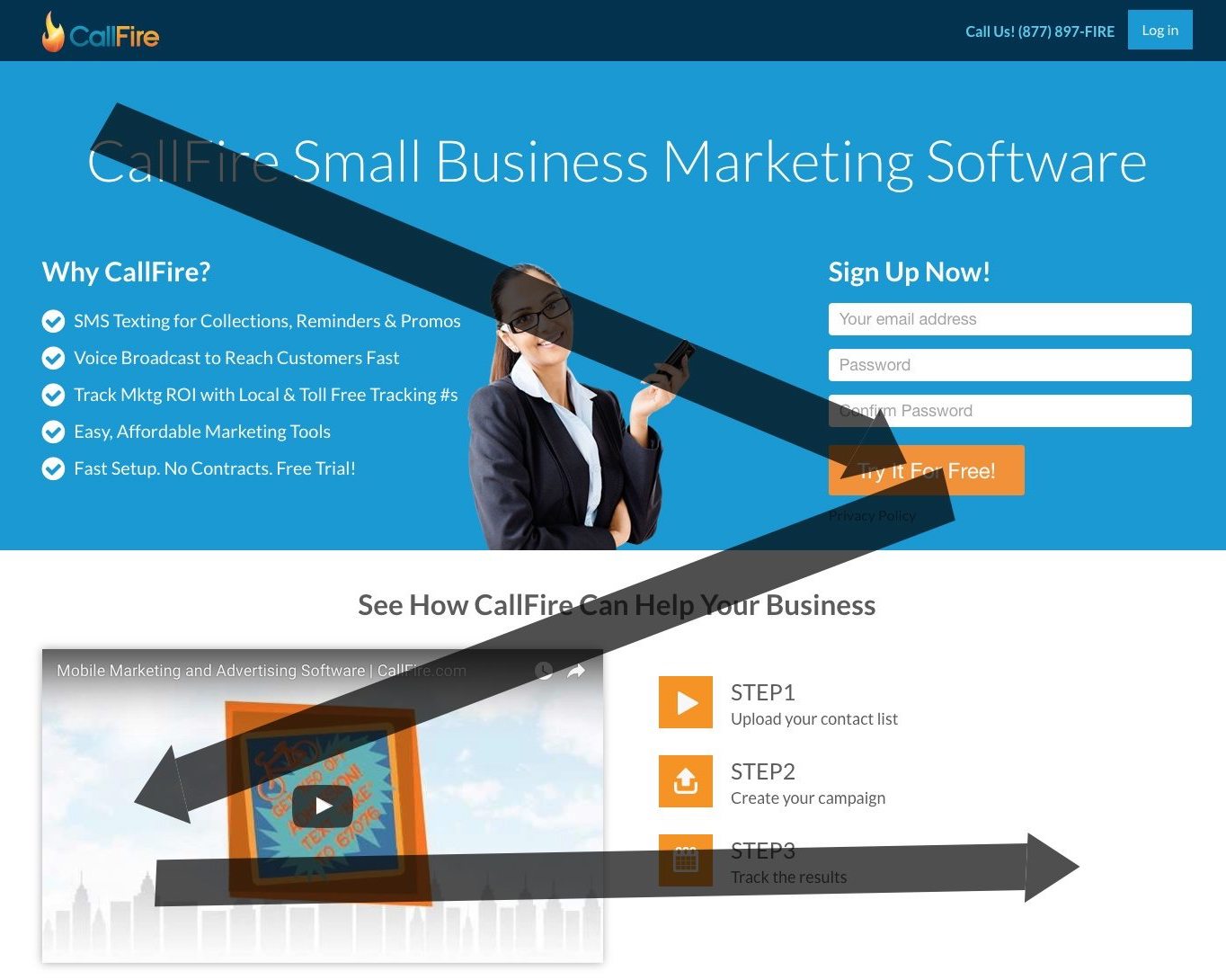 原生广告提示 Z-Pattern 布局