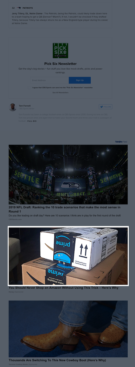 ejemplo de artículo de publicidad nativa