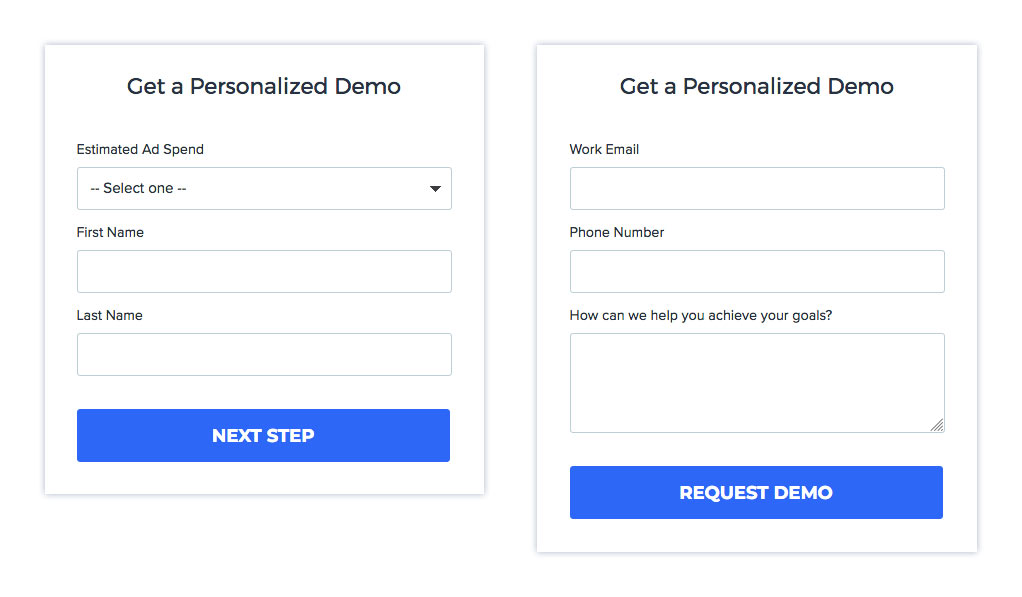 cómo Instapage multipaso parte 2 y 3