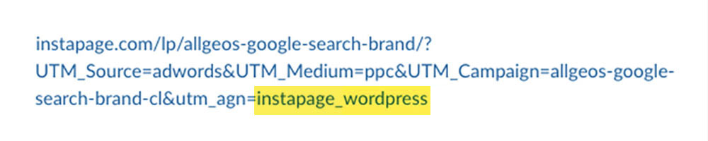 cómo el enlace de WordPress de Instapage