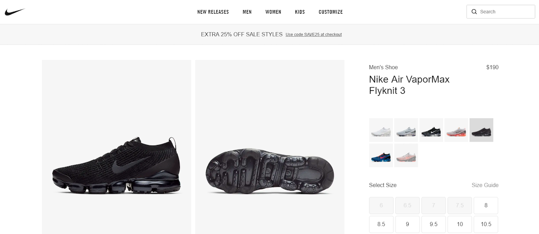 DTC-Marketing Nike-Shopping