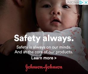 Direkt zur Verbraucherwerbung Johnson & Johnson Display-Anzeige