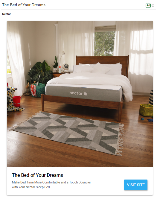 Direkt zur Verbrauchermarketing-Nectar-E-Mail