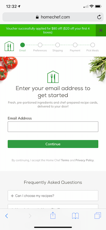 AMP HomeChefの例をいつ使用するか