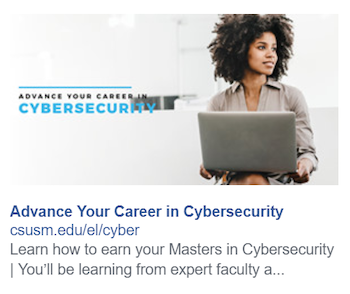 Beispiel für Facebook-Anzeigen für E-Commerce-Bildung