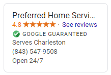 Abzeichen für garantierte Google Local Service Ads