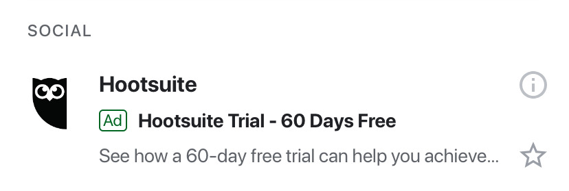 Google Discovery AdsGmailの社会的な例