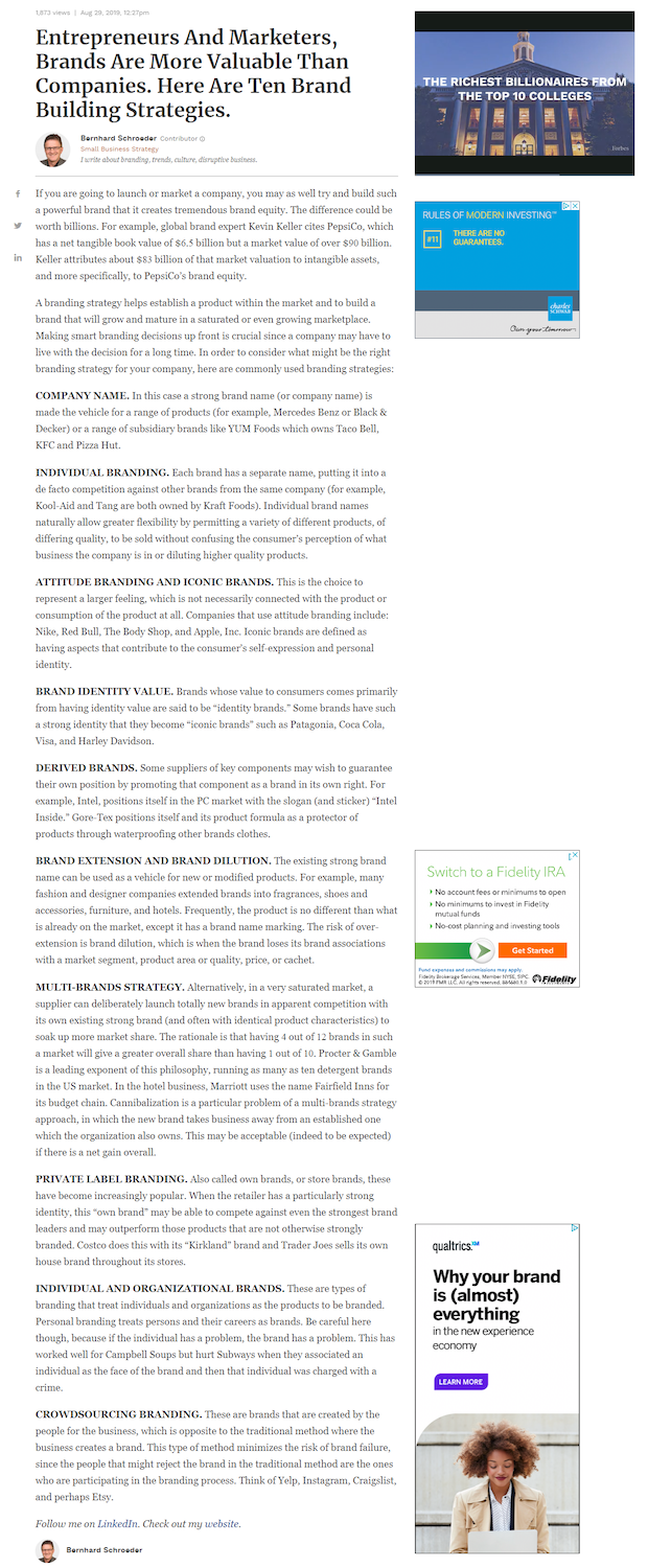 ślepota banerowa odpowiednia kontekstowo na całej stronie