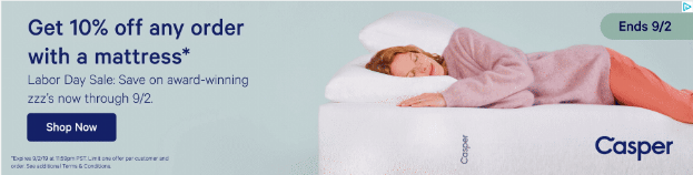 個性化與優化 Casper 展示廣告