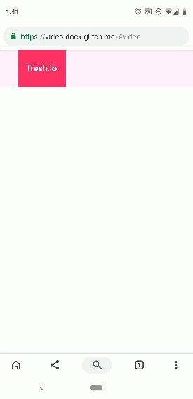 AMPはビデオドッキングを更新します