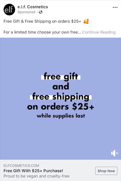 eコマースFacebookの広告のヒント緊急の限られた時間