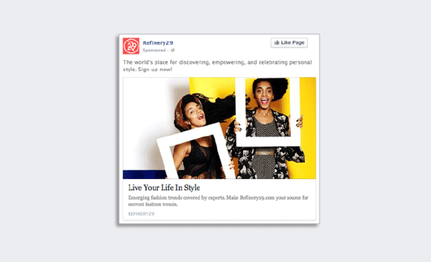 eコマースFacebookの広告のヒントはブランドストーリーに適応します