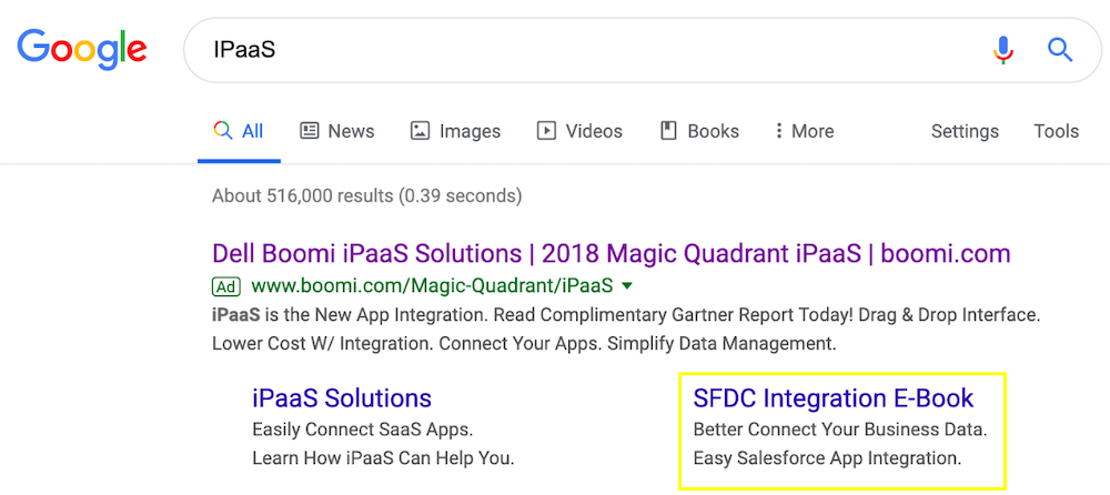 DellBoomiサイトリンク拡張機能