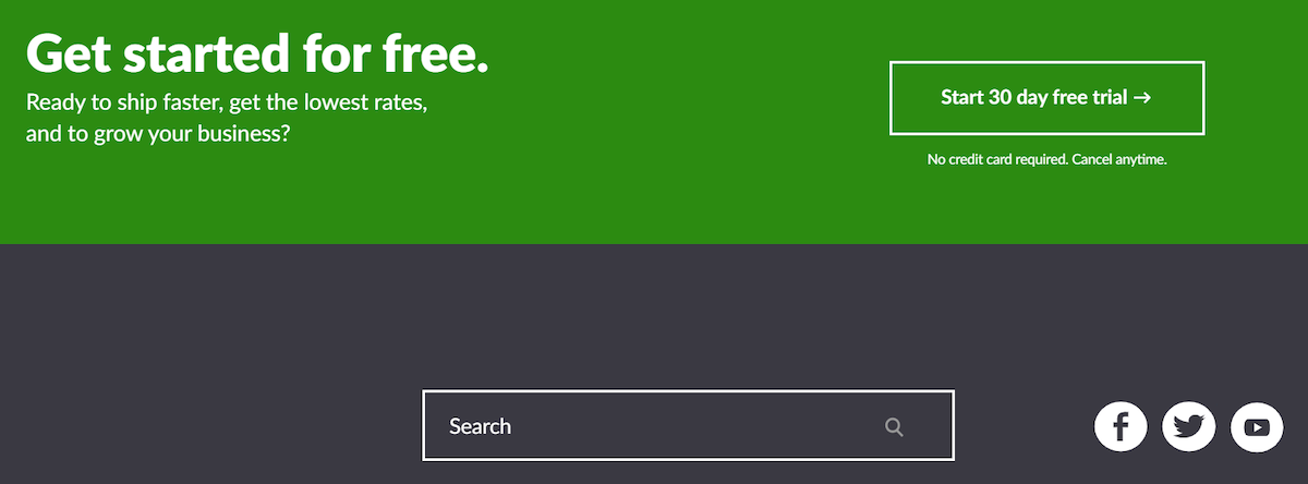 designul butonului CTA al paginii de destinație