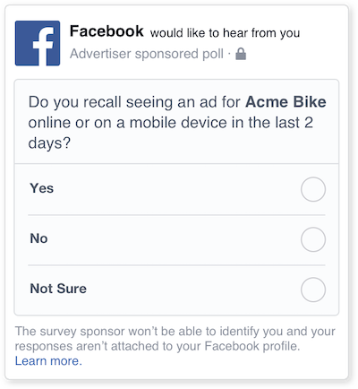 Wzrost rozpoznawalności reklam na Facebooku