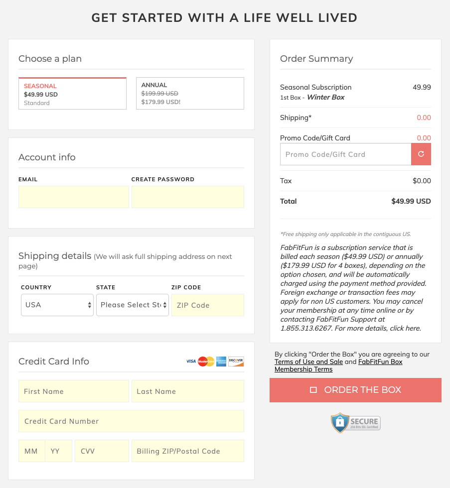 แบบฟอร์มการสั่งซื้อหน้า Landing Page หลังคลิก