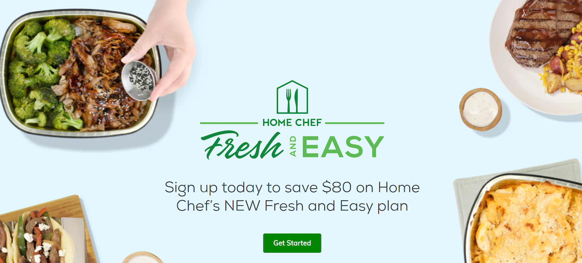 หน้า Landing Page ของเชฟ