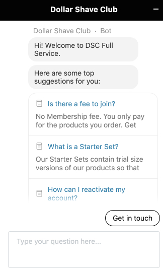 คำถามที่พบบ่อยเกี่ยวกับหน้า Landing Page ของ Dollar Shave Club
