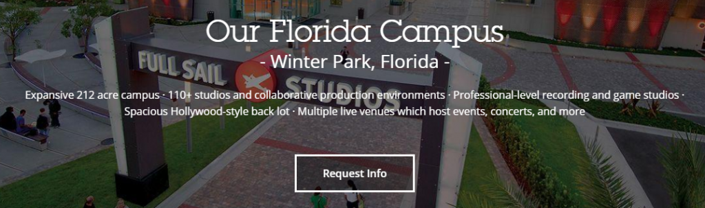 Lien d'ancrage Full Sail University CTA