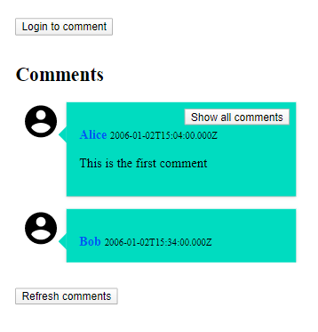 用于电子商务表单评论的 AMP 示例