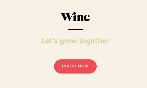 Winc投資家のCTAボタン