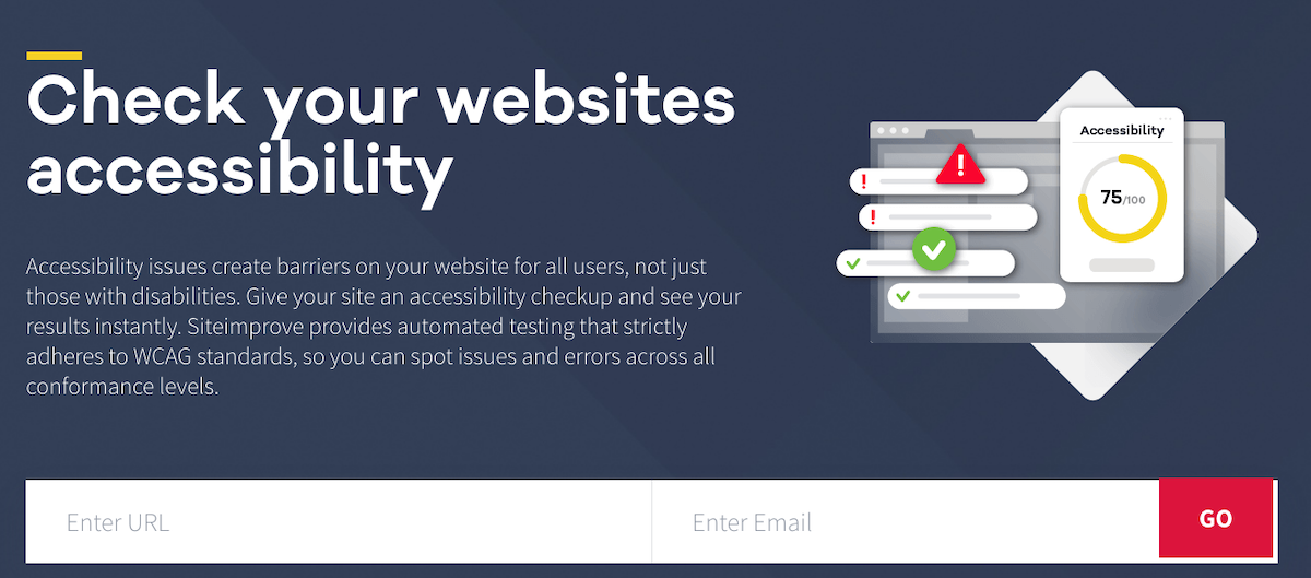 ADA-Konformität Siteimprove