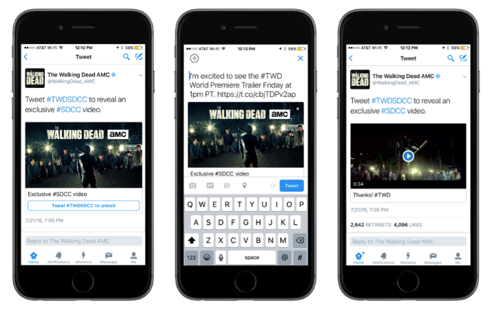 Instant Unlock Card-Prozess