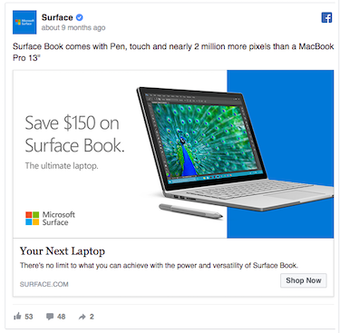 เสียงของลูกค้า ตัวอย่าง Microsoft